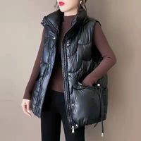 反季马甲女秋冬短款立领小个子时尚外穿无袖背心坎肩外套网红百搭