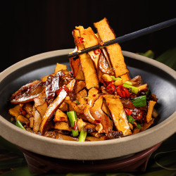 烟熏豆干柴火精选万坪腊豆腐325g/嫩豆干手工湖南传统开袋入味