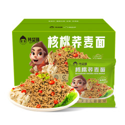 陈坚强 核桃粉健身荞麦面720g/箱营养方便面饱腹解馋健康