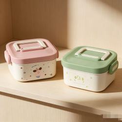 高颜值便当盒饭盒保鲜盒学生上班族便携餐盒户外野餐盒