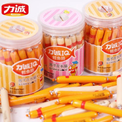 力诚 鳕鱼肠原味深海鱼肠海味系列罐装营养零食芝士味20g