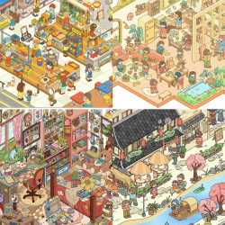 五月工坊 4.0造景贴纸趣味解压3D微缩场景立体贴纸