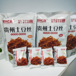 黔忆丝 麻辣味甜辣味土豆丝洋芋丝贵州特产休闲零食小吃150g土豆片