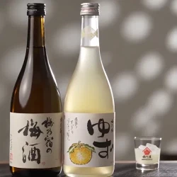 梅乃宿 梅酒+柚子酒 720ml*2瓶 日本原装进口