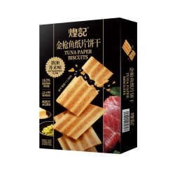 煌记 香港煌记金枪鱼黄油芥末味牛肉松纸片饼干