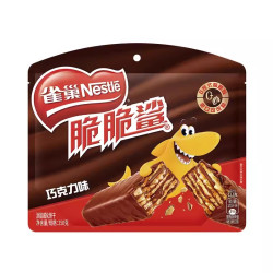 雀巢 脆脆鲨20根美味巧克力味饼干户外休闲小零食