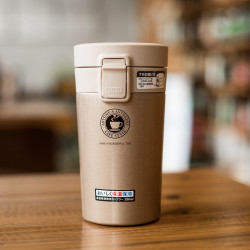 阿司倍鹭 保温杯咖啡杯便携式不锈钢茶水杯随行杯子车载水杯