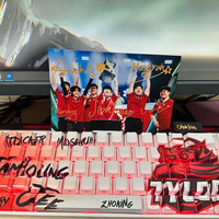 CSGO天禄定制键帽侧刻透光PBT材质热升华工艺适配60 68 74 75等