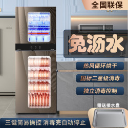 德国RELEASEPAD消毒柜双门小型立式免沥水高温不锈钢家用消毒碗柜