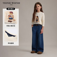 TEENIE WEENIE 5A抗菌印花 粉色 140cm 儿童长袖T恤