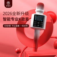 星麦克 A8话筒音响一体麦克风唱歌K歌声卡家庭ktv儿童家用蓝牙专用