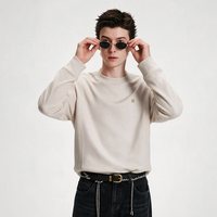 NVG·YOUNG navigare小帆船秋季新款卫衣男休闲宽松长袖t恤时尚内搭打底衫