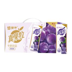 真果粒 葡萄味牛奶饮品250g*12包