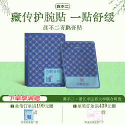 真不二 藏传青鹏膏护腕贴 10贴/盒