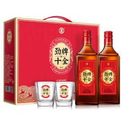 劲牌 35度十全酒2.5L大桶装500ml礼盒瓶装 劲酒旗舰店