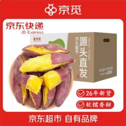 京觅 陕西板栗红薯 番薯地瓜 净重4.5斤 单果200g起 源头直发
