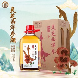 劲牌 40度灵芝西洋参2.3L养大桶装生酒 中国劲酒官方正品