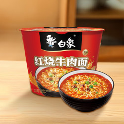 白象 汤好喝系列 慢熬骨汤老母鸡汤面 6口味6桶装 方便面
