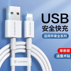 闪魔 苹果充电线数据线快充 适用手机华为荣耀type-c车载 -1米