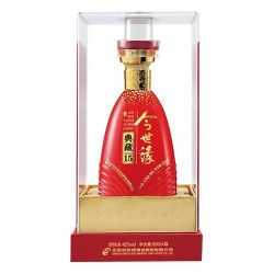 今世缘 典藏15柔雅型白酒42度500ml单瓶婚宴喜宴商务宴请送礼酒水