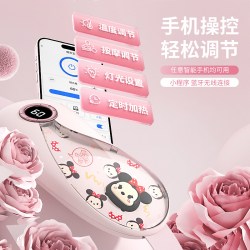 迪士尼暖宫腰带女生用痛经缓解大姨妈肚子暖宝宝草莓熊疼神器宫寒