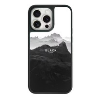 C 个性黑白雾山适用苹果17Pro手机壳iPhone15Plus亚克力16/14耐磨13 A款 iPhone 16 pro