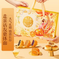 良品铺子 月饼礼盒14饼12味420克