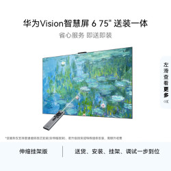 华为 Vision 6系列 HD7XWATN 液晶电视 75英寸 4K 伸缩挂架送装一体