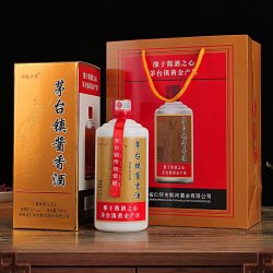 丙乾大师 贵州酱香型白酒53度纯粮食高粱酒500ml*6瓶整箱C