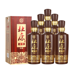 杜康 酒老窖典藏优级酒 500ml*6瓶整箱装50度浓香型纯粮白酒旗舰店