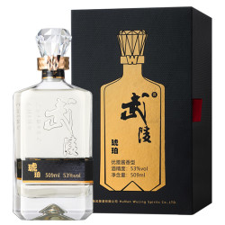 武陵酒 琥珀升级版509ml*1瓶53度酱香型高度白酒送礼