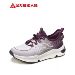 足力健 老人鞋奥莱断码折扣女妈妈鞋软底夏网面透气运动健步鞋