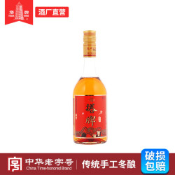 塔牌 黄酒真冬酒500ml单瓶 糯米花雕酒正宗绍兴老黄酒无焦糖色