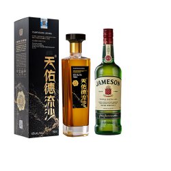 天佑德 雪莉青稞酒43度750ml 尊美醇爱尔兰威士忌洋酒烈酒500ml