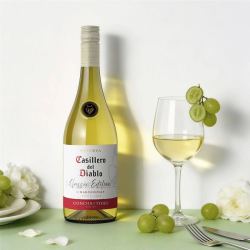 红魔鬼 智利进口红酒干露红魔鬼经典霞多丽干白葡萄酒750ml*6支