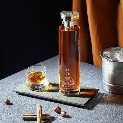 白焱 时光白兰地40度XO洋酒15年法国进口酒液500ml官方旗舰店正品
