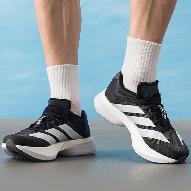 adidas Boston 13男26款防滑缓震马拉松跑步鞋JS4938百补
