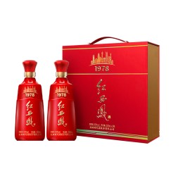 西凤酒 52度红西凤1978 高端礼盒送礼双瓶装500ml*2瓶