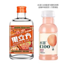 江小白 果立方15-23度168ml白葡萄蜜桃混合水果柚子卡曼橘果汁酒
