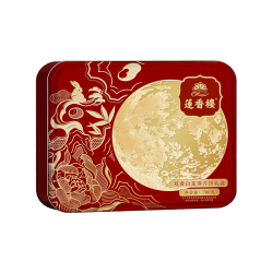 莲香楼 双黄白莲蓉月饼礼盒 700g