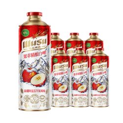 乌苏啤酒 新疆阿克苏苹果风味精酿白啤1L*6罐装啤酒整箱