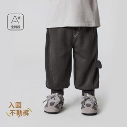 迷你巴拉 防勒肚灯笼裤 儿童长裤