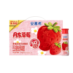 安慕希 草莓味减蔗糖酸牛奶