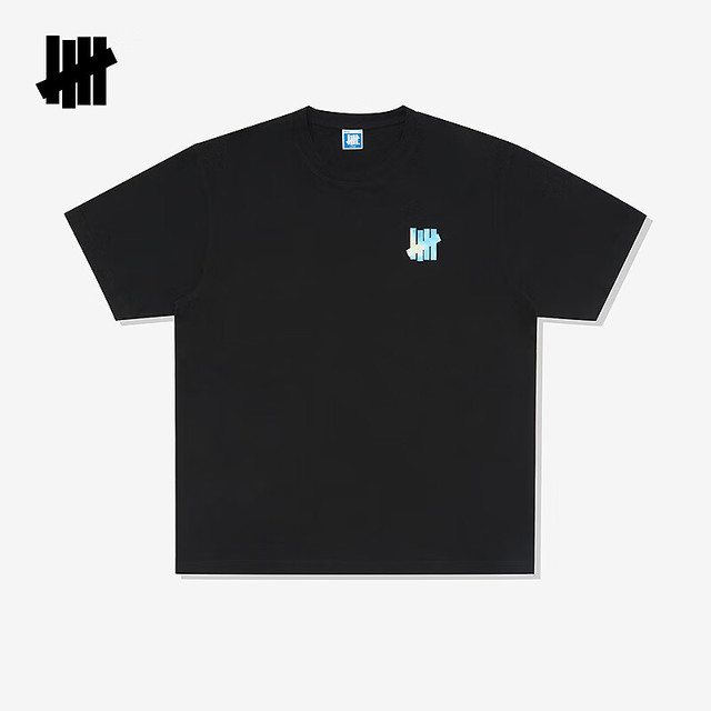 UNDEFEATED 美式LOGO设计 黑色 L码 短袖T恤