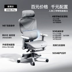 爱果乐（IGROW）B15人体工学椅电脑椅办公椅子人工力学座椅久坐电竞椅学习椅 B15 Pro 灰