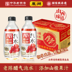 东湖 老陈醋汽水山楂果汁气泡水0脂低糖低卡汽水夏季爽口饮料山西特产 330ml*3瓶