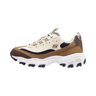 SKECHERS 斯凯奇 熊猫鞋系列 老爹鞋 轻便缓震 棕色 39码