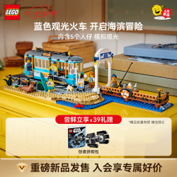乐高 积木60506海滩观光火车拼装玩具 新品 七夕情人节礼物