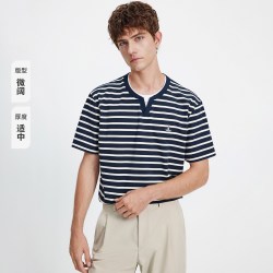navigare 意大利小帆船假两件短袖T恤男
