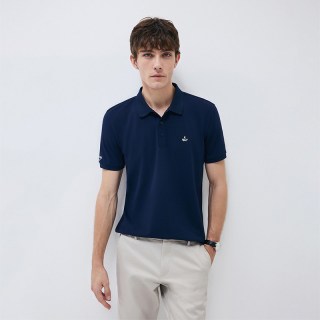 navigare [莫代尔]Navigare意大利小帆船夏季保罗polo衫男短袖休闲翻领T恤